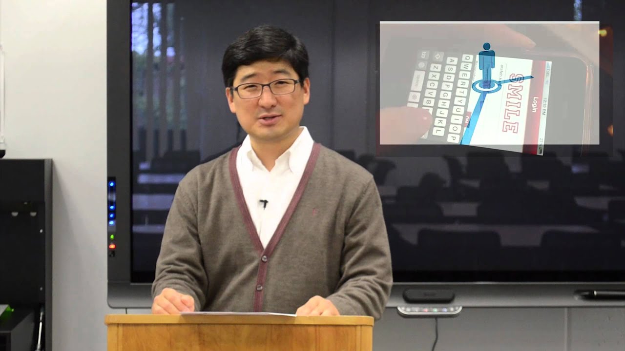 DNLE course overview — Dr. Paul Kim presenting SMILE mobile learning technology