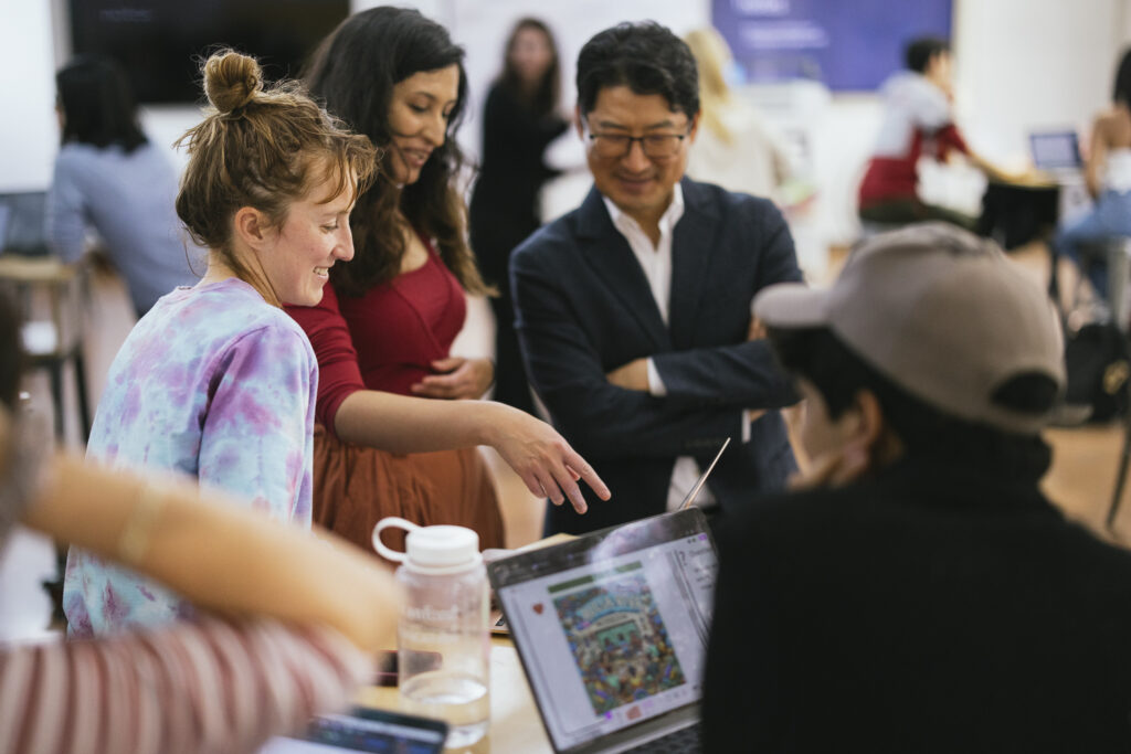 Students in Design to Equip Learners course